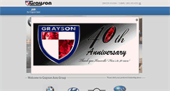 Desktop Screenshot of graysonauto.com